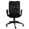 Chair CH-599AXSN, with armrests, black