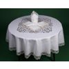 Снежинка / Snowflake / Tablecloth "Lace" with cutwork embroidery