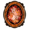 Сувениры из Н.Тагила / Recuerdos de N. Tagil / Bandeja "Oval-Barroco. Arreglo floral", 30x25 cm