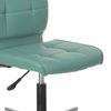 BRABIX / Armchair "Stream MG-314", without armrests, five-ray silver, eco-leather, gray-blue,