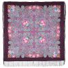 Павловопосадский платок  / "Dreams of Happiness" shawl with silk fringe