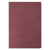 BRAUBERG  / Bordeaux "Tüvit" defter, 112 yaprak A5 (148x213 mm), kumaşın altında, çizgi