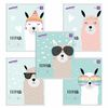 ЮНЛАНДИЯ / Notebook 12 y. cage, cardboard cover, "FASHION LAMA" / 20 pcs.