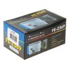 FALCON EYE FE-2369 electromechanical padlock, 3 keys, exit button, chrome-plated, silver