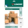Kendinden yapışkanlı etiket 70x42,3 mm, 21 etiket, beyaz, 70 g/m2, 50 yaprak, LOMOND