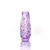 Гусевской Хрустальный завод / Crystal vase for flowers "Drop" large light purple