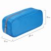 Pencil case-cosmetic bag BRAUBERG, soft, "KING BLUE", 20х8х9 cm