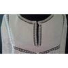 Елецкие кружева / Yelets lace / Nightgown women's linen with long sleeves