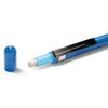 Lápis mecânico PENTEL (Japão) 120 A3, corpo azul, cabo de borracha, borracha, 0,7 mm