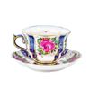 Гжельский Фарфоровый завод / Tea couple Orchid overglaze painting