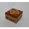 Беломорские узоры / The box is wooden "Sunny" Pyermogori painting square 10x10 cm
