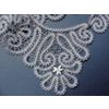Снежинка / Snowflake / Collar lace round the neck with widened ends