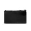 Key case BEFLER "Elegant cat", natural leather, embossed, zip, 130x85 mm, black