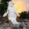 Зимнее волшебство / Soft toy "Santa Claus in a hat with circles-long legs"