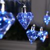 Luazon Lighting / Garland "Thread", 3 m with attachments "Crystal bulbs"