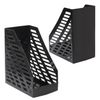 Tray vertical paper BRAUBERG "MAXI-plus" (250х160х300 mm), mesh, black