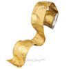 Kaemingk / Decorative ribbon Gold Luxury: Cones 270 * 6 cm