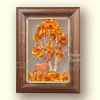Amber of Russia / Painting from amber Landscape