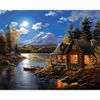 Опт-картина / Painting by numbers 40x50 House in the mountains
