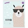 ЮНЛАНДИЯ / Notebook 12 y. line, cardboard cover, "FASHION LAMA" / 20 pcs.