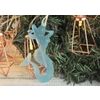 Ленивые Бобры / Lazy Beavers / Set of blue Christmas tree decorations "Miracles inside" in a gift box