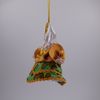 Потешный промысел / Christmas tree toy made of porcelain "Kostromichka"