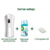 Освежитель воздуха автоматический 250 мл, AIRWICK, диспенсер+сменный баллон, "Свежесть водопада"