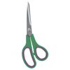 Scissors BUSINESSMEN "Soft Grip", 190 mm, rubber inserts, green-purple, 3-sided sharpening