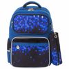 ЮНЛАНДИЯ / Backpack UNLANDIA COMPLETE, with pencil case included, ergo-back, "Pixels", 42x29x14 cm, 229974
