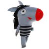 Мульти-Пульти / Multi-Multi / Sounded soft toy "Checkered Zebra. Zebra Fields"