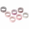 ОСТРОВ СОКРОВИЩ / Sticky WASHI tapes for decoration SHADES OF PINK, 15 mm x 3 m, 7 colors, rice paper