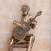 Золотая антилопа / Painting on onyx "Guitarist"