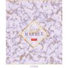 HATBER / Notebook А5 48 p. bracket, cage, sparkles, "Marble collection" / 10 pcs.