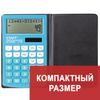 Desktop two-line calculator STAFF PLUS DC-100NBL, COMPACT (147x106 mm), 10 digits, SCHOOL, BLUE