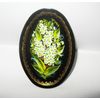 Сувениры из Н.Тагила / Souvenirs from N. Tagil / Tray - magnet "Oval-mini. White lilac", 8x12 cm
