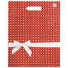 Bag with a cut-out handle LDPE, 40x31 cm, "Gift", 60 microns