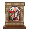 Vernissage of History / Icon-khachkar "Saint Vardan Mamikonian" in a carved frame, 20.5 x 18