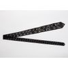 Lace tie Unisex black with swirls