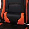 Computer chair BRABIX "GT Racer GM-100", two pillows, eco-leather, black / orange