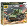 Model for assembling TANK "Heavy Soviet KV-1 with F-32 gun 1941", scale 1:100, STAR