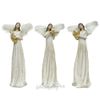 Kaemingk / Figurine Angel Mezzo with harp 25 cm