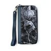 Clutch zipper combo "Bear roar" blue