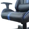 Computer chair BRABIX "GT Carbon GM-120", two pillows, eco-leather, black / blue