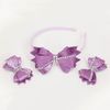 Set "Headband + hair clips for girls" pink