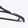 Shoulder hangers, size 46-48, SET 3 pieces, plastic, flat, crossbar, hooks, black, LOVE