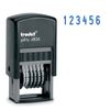 The numerator 6-bit, print 15х3,8mm, blue, TRODAT 4836 case, black