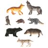 Играем вместе / Giochiamo insieme / Set di 8 figurine di animali della Russia centrale