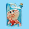 Веселый фарфор / Cheerful porcelain / Porcelain damask "Canister / blue"