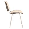 BRABIX "Iso CF-001" staff and visitors chair, chrome frame, beige leather