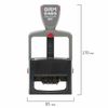 GRM / Dater self-typing 4 lines + date, imprint 58x36 mm blue, GRM 5465 BANK HUMMER, CASH REGISTER IN THE SET